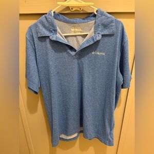Columbia Blue Polo Shirt